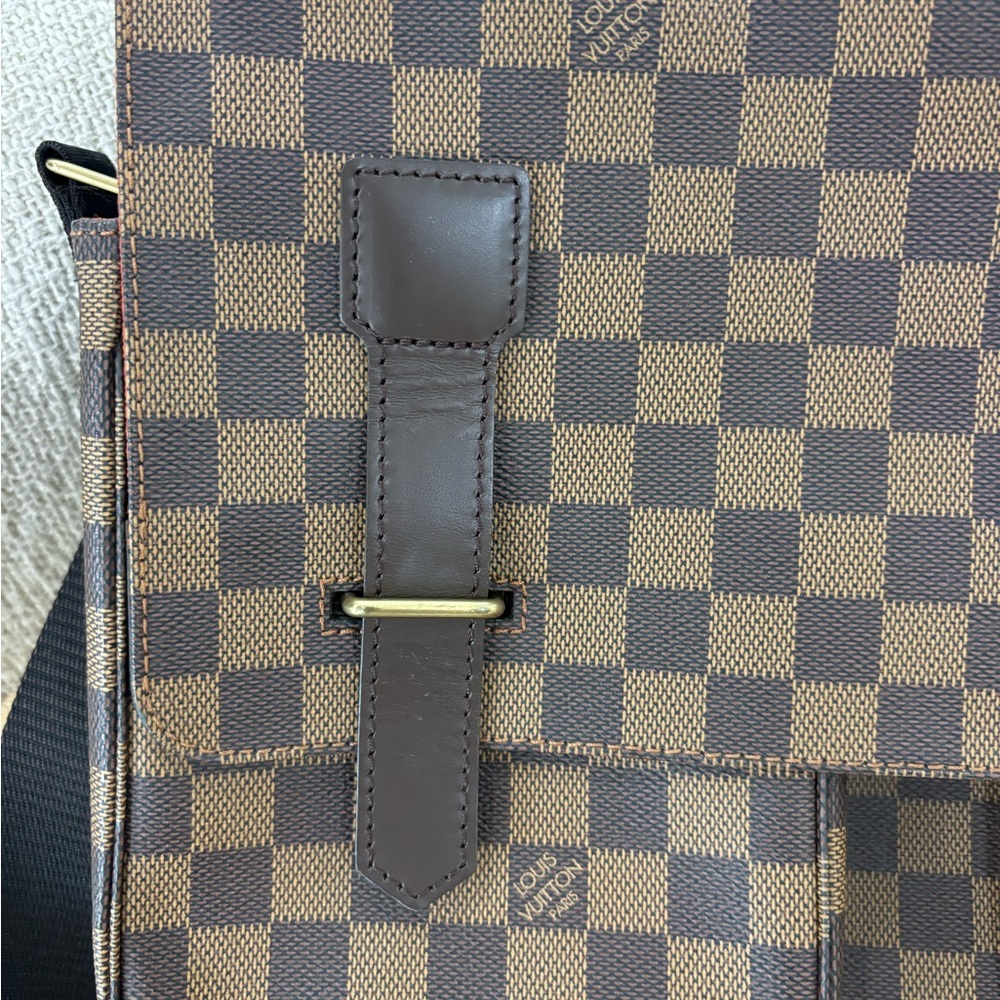 Authentic Louis Vuitton NEW Broadway damier ebene unisex messenger laptop bag - Picture 3 of 16